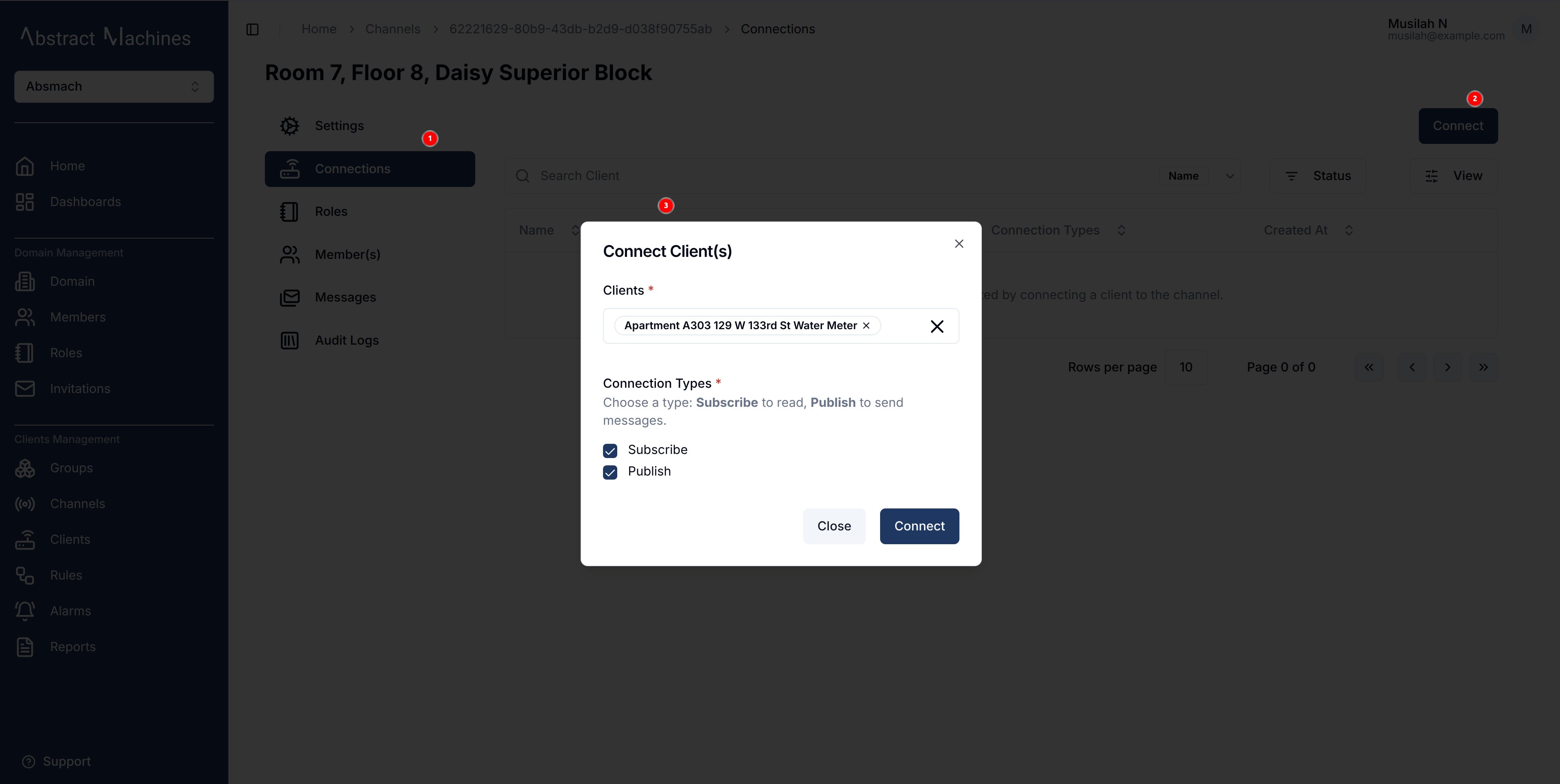 Connect client
