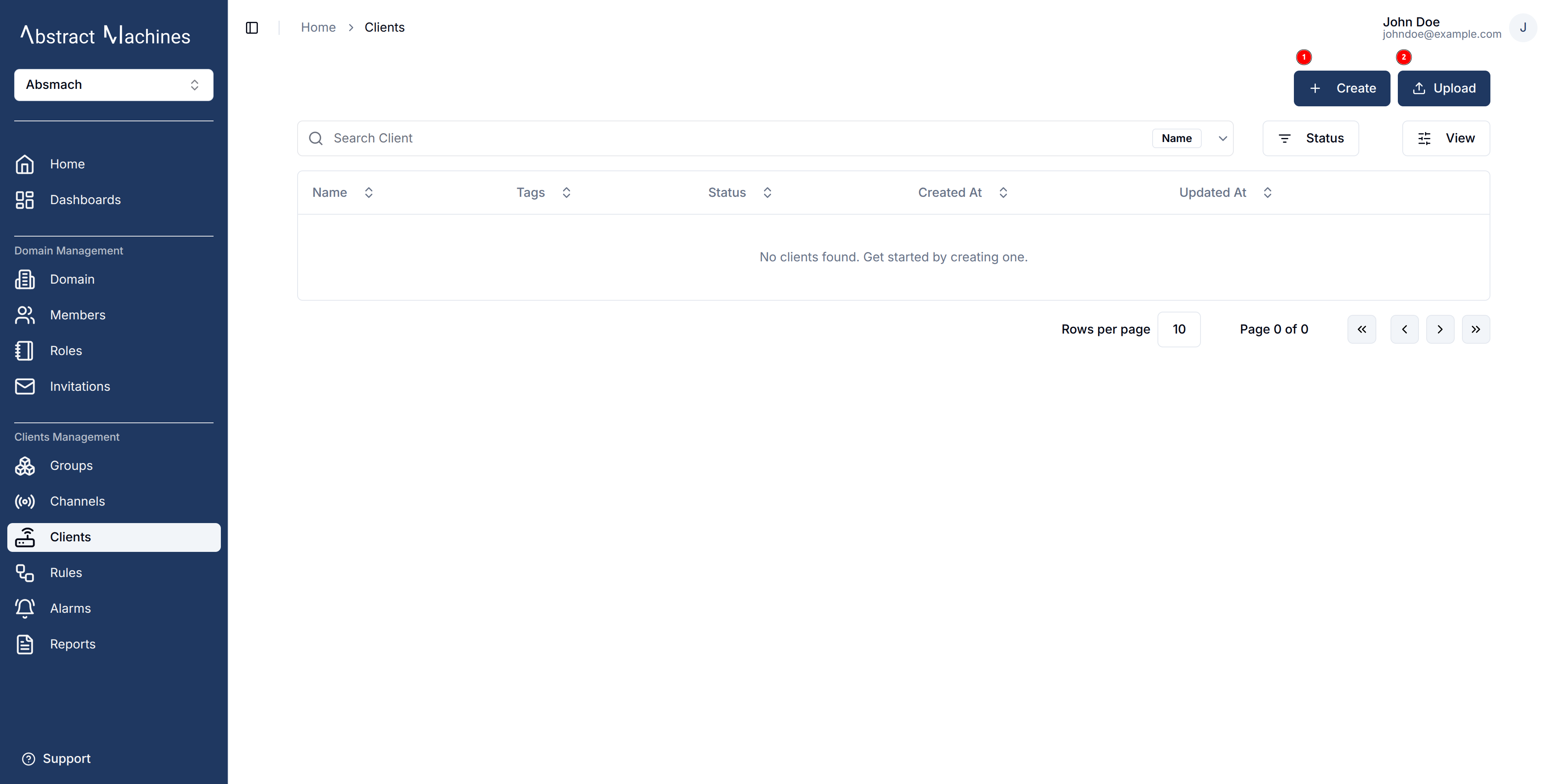 Create client