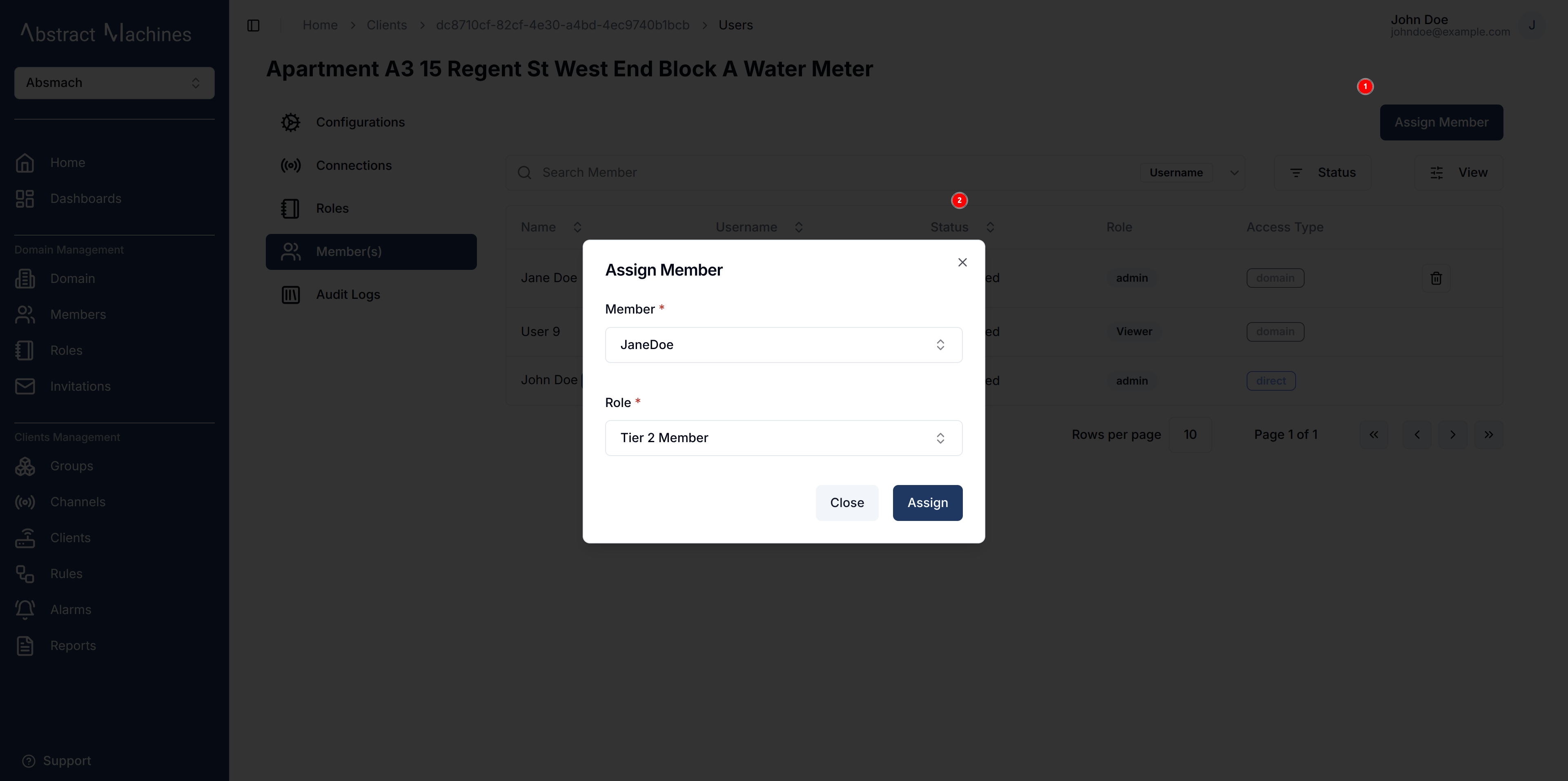 Assign Members