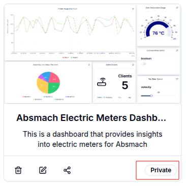 Private Dashboard