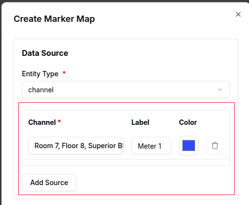 Create Channel Marker Map