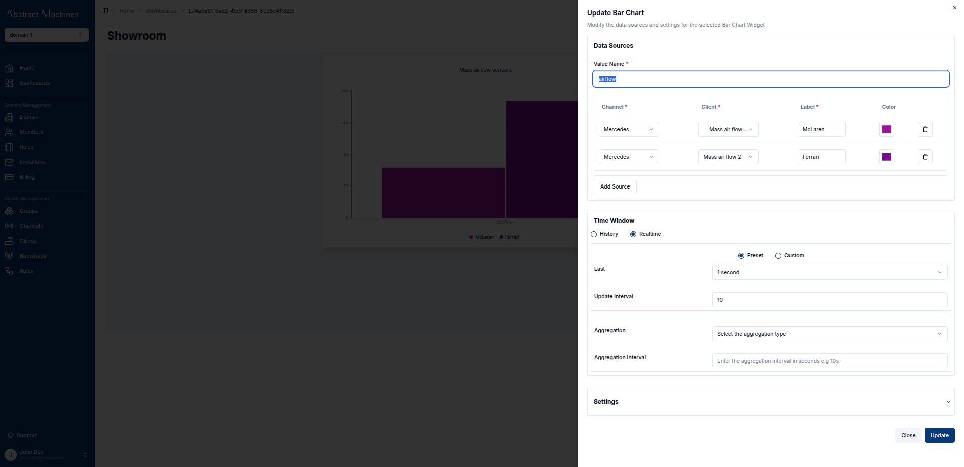 Edit Bar Chart