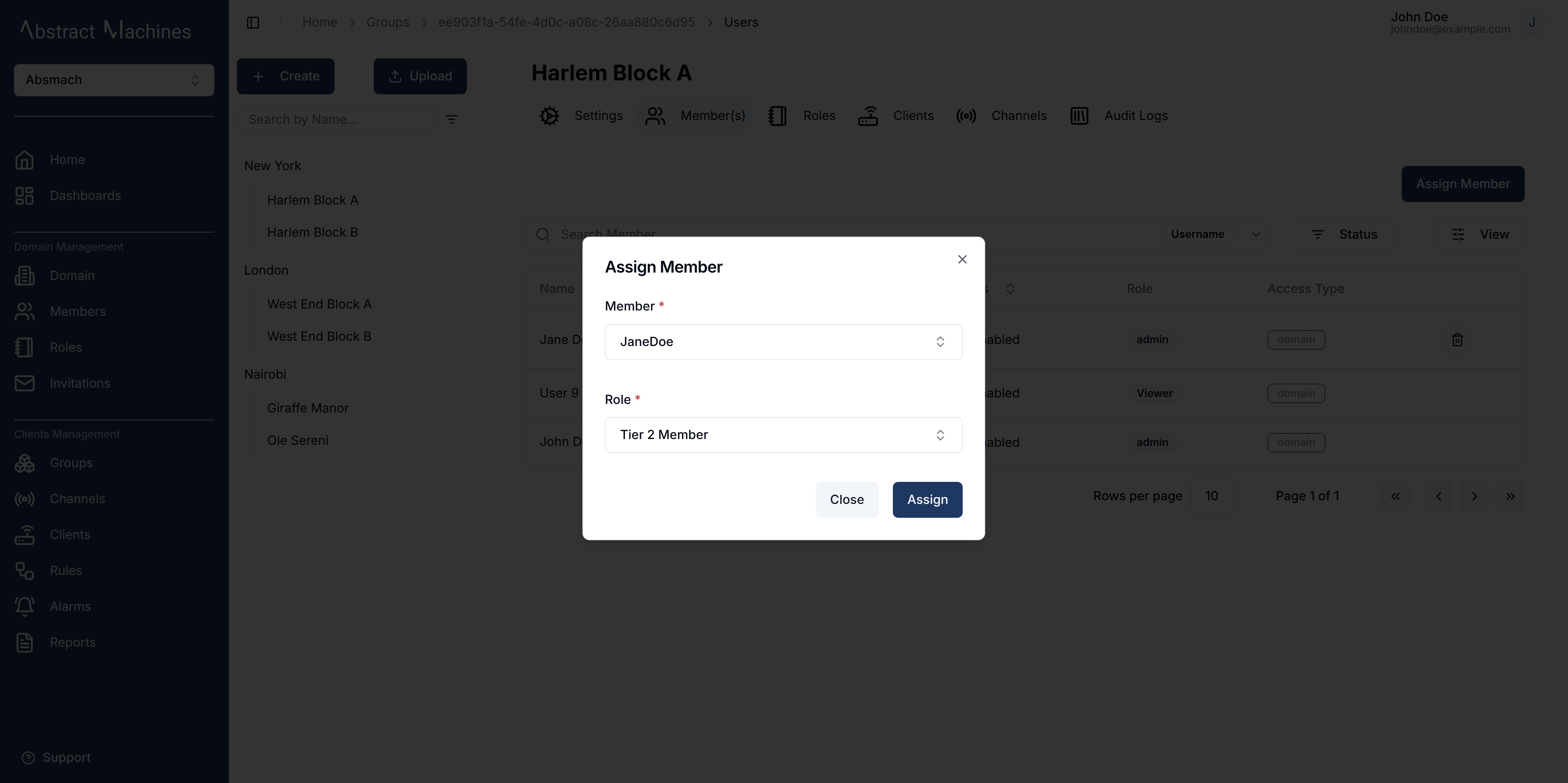 View Group Users