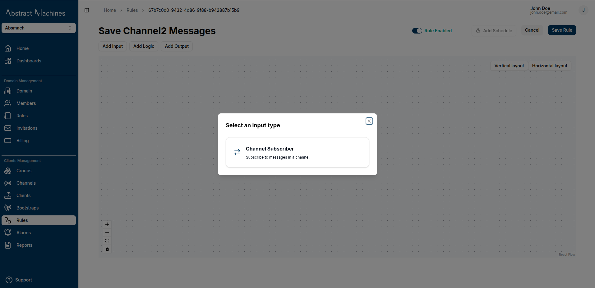 select input