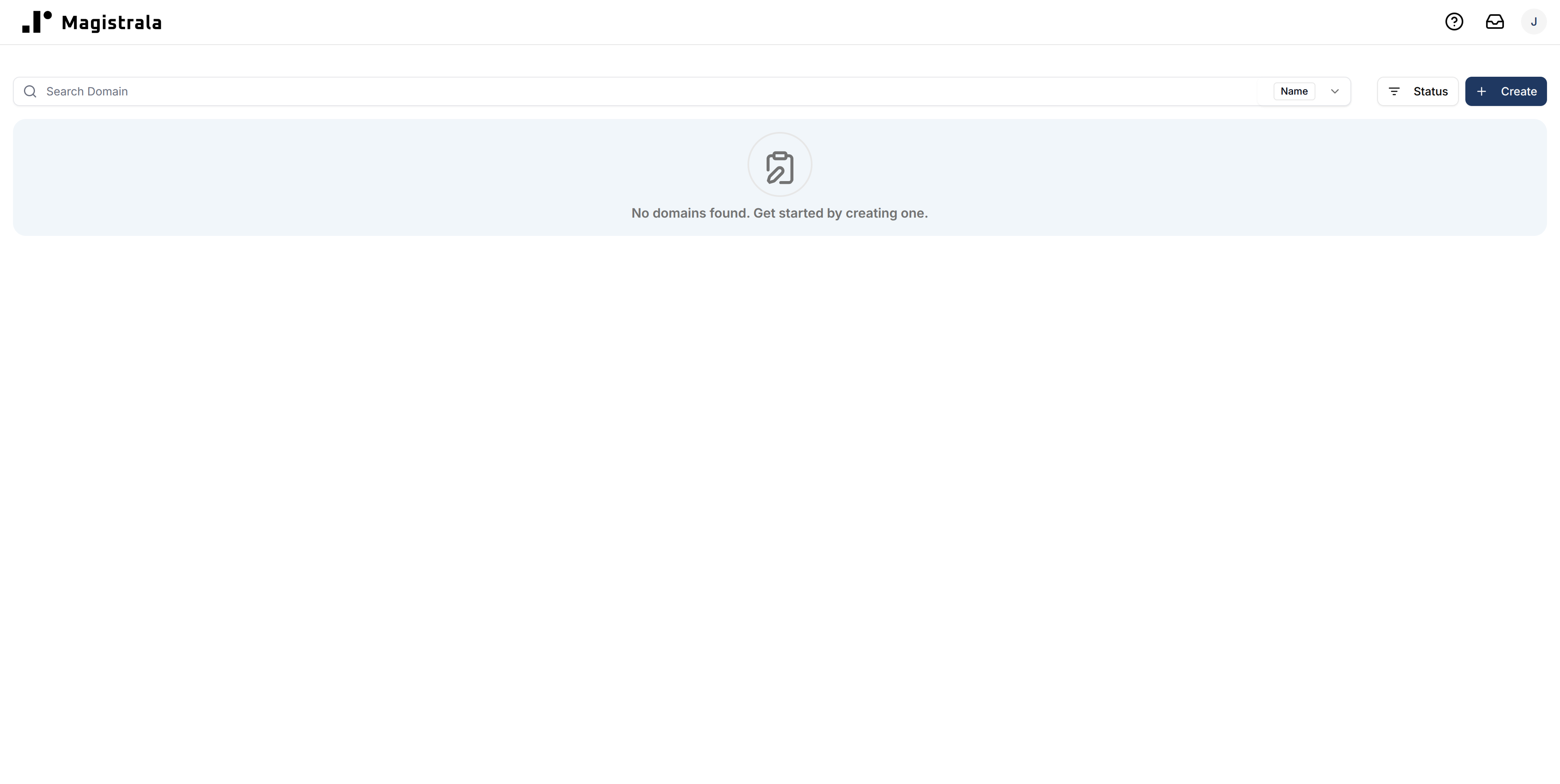 Domain Homepage