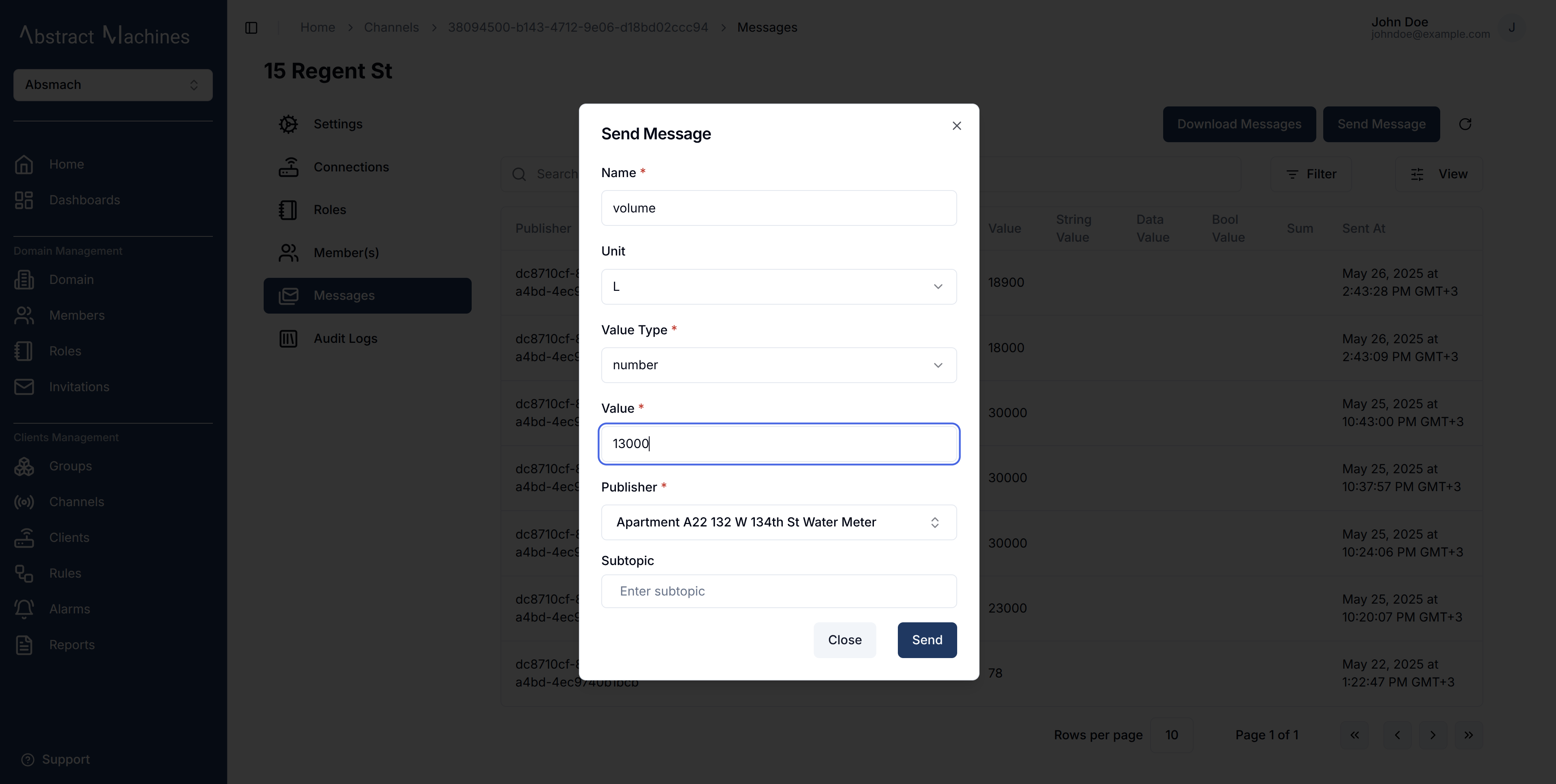 Send Message