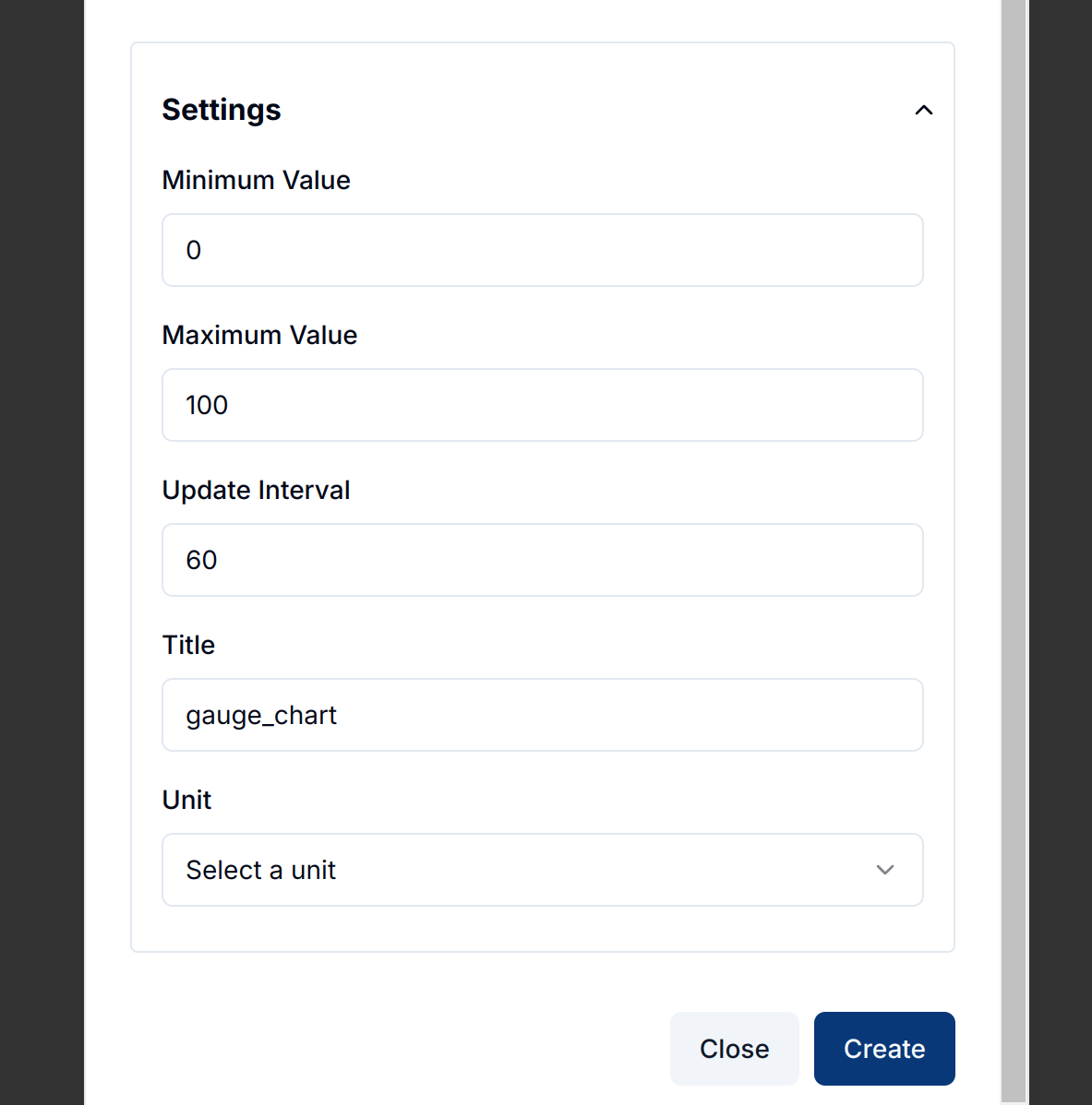 Gauge Settings